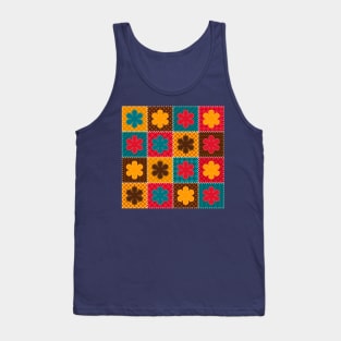 Hippie Flowers Pattern Classic Tank Top